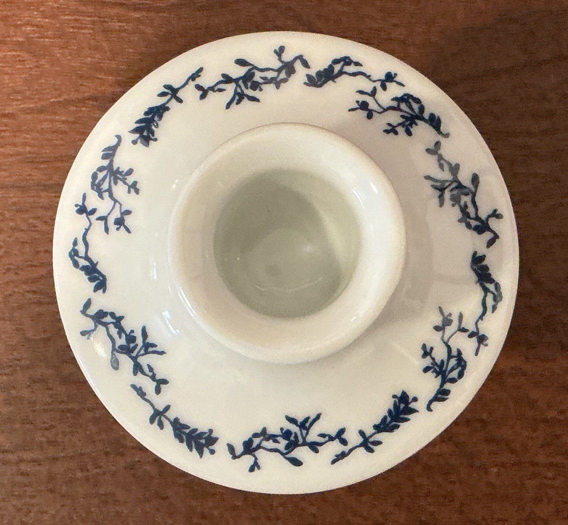 BJORN WIIBLAD ~ DENMARK ~ 5” PORCELAIN TAPERED CANDLE HOLDER ~ UNUSED !!!