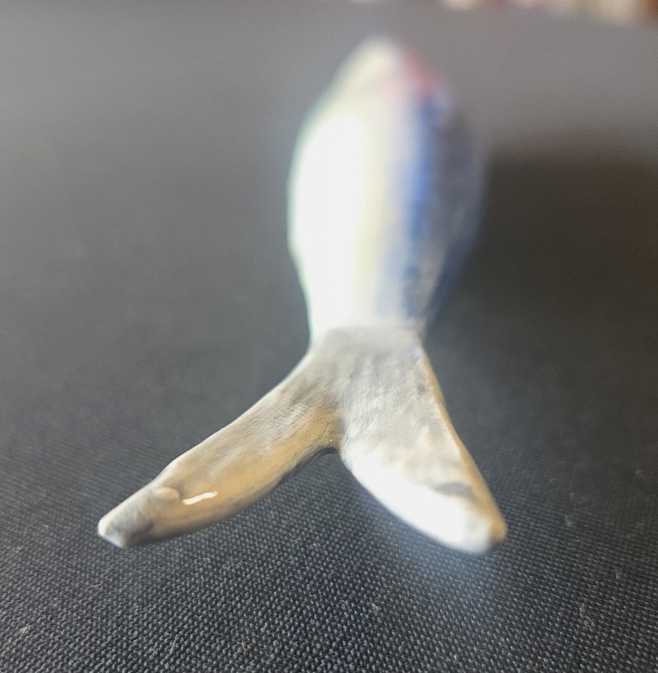 Vintage Ceramic Sardine Fish Jay Willfred For Andrea By Sadek 8″ Knife Rest EUC