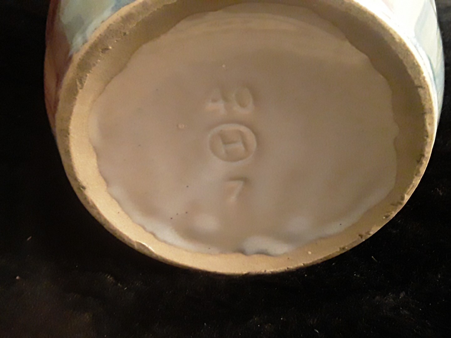 vintage hull pottery vase 1920s 6 1/2 Inches Tall