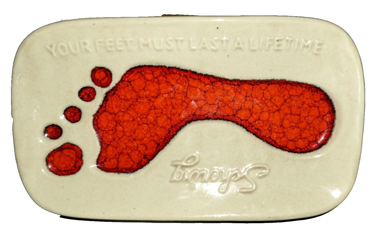 Vintage MCM McCoy SCHERING Advertising Your Feet Must Last a Lifetime