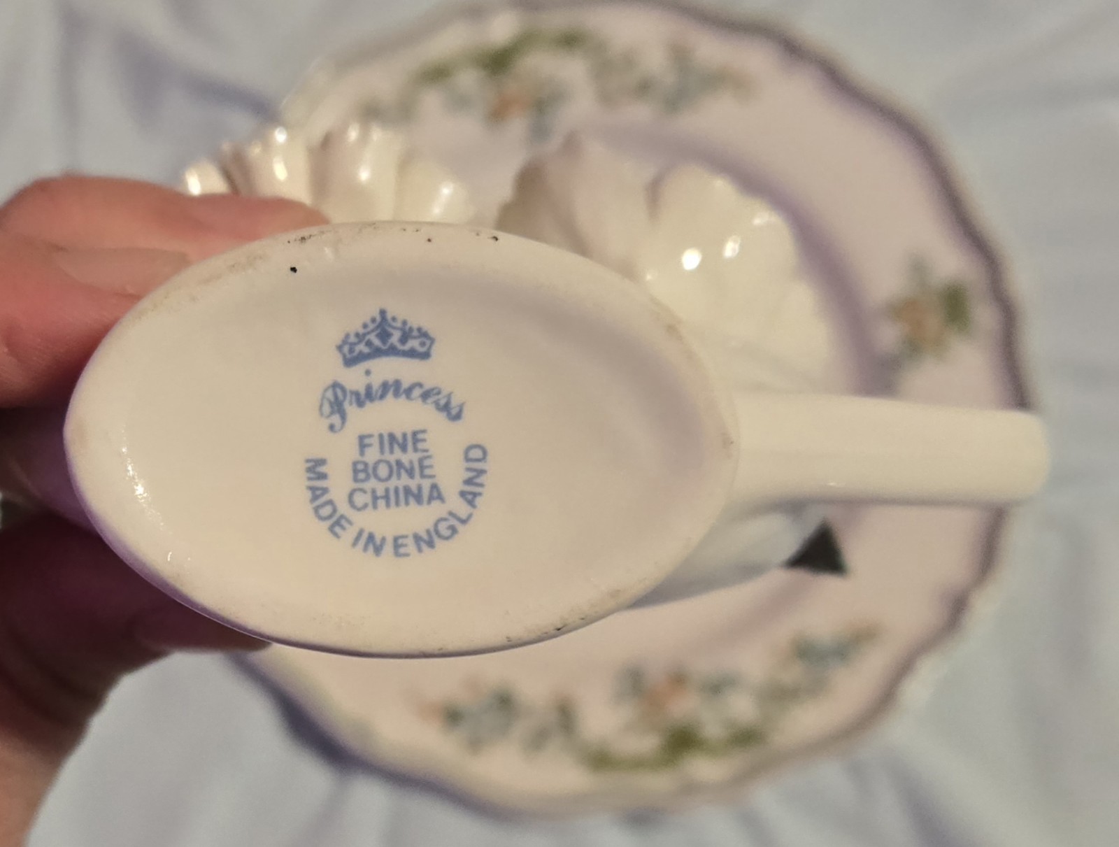 Princess Fine Bone China Floral Decorative Figurine Made in England