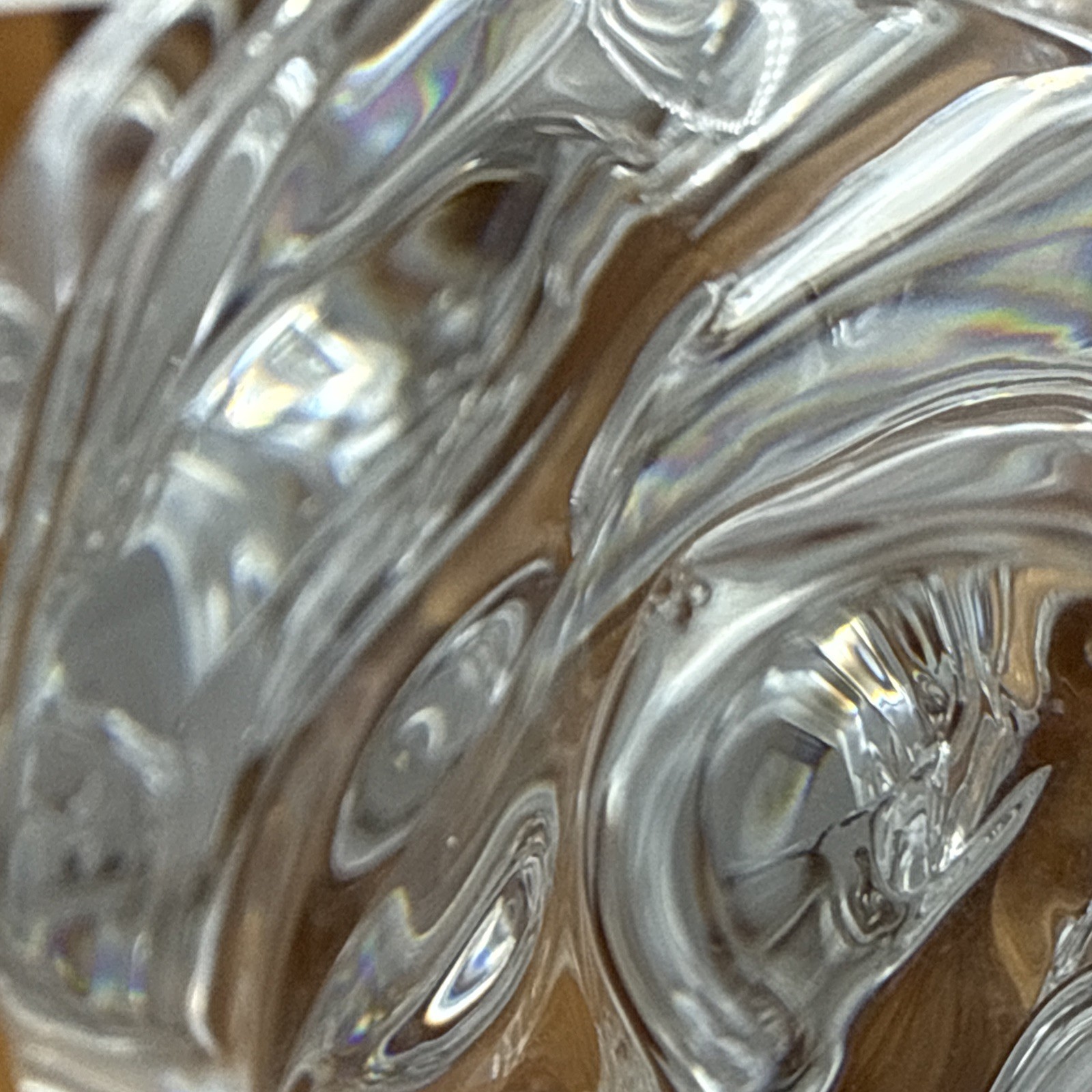 Baccarat CRYSTAL Large Tiger 10 Inches Signed-READ