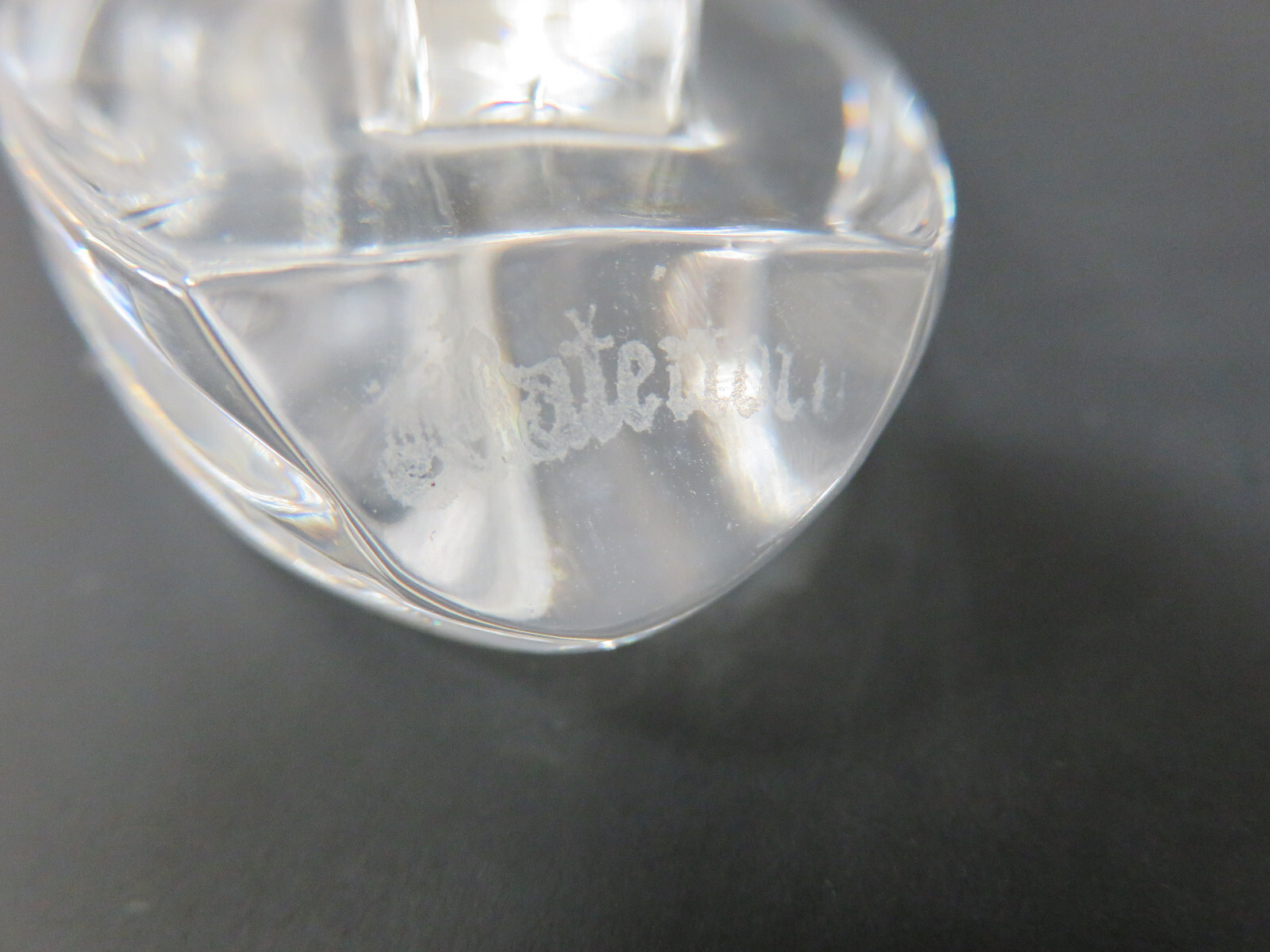 Waterford Clear Crystal Sailboat NAUTICAL Paperweight Original Sticker