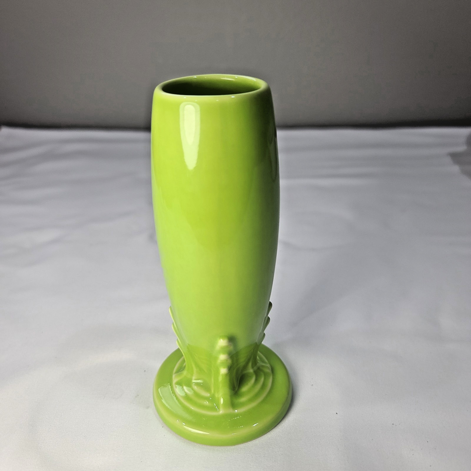 VINTAGE FIESTA 6″ BUD VASE Chartreuse GREEN new
