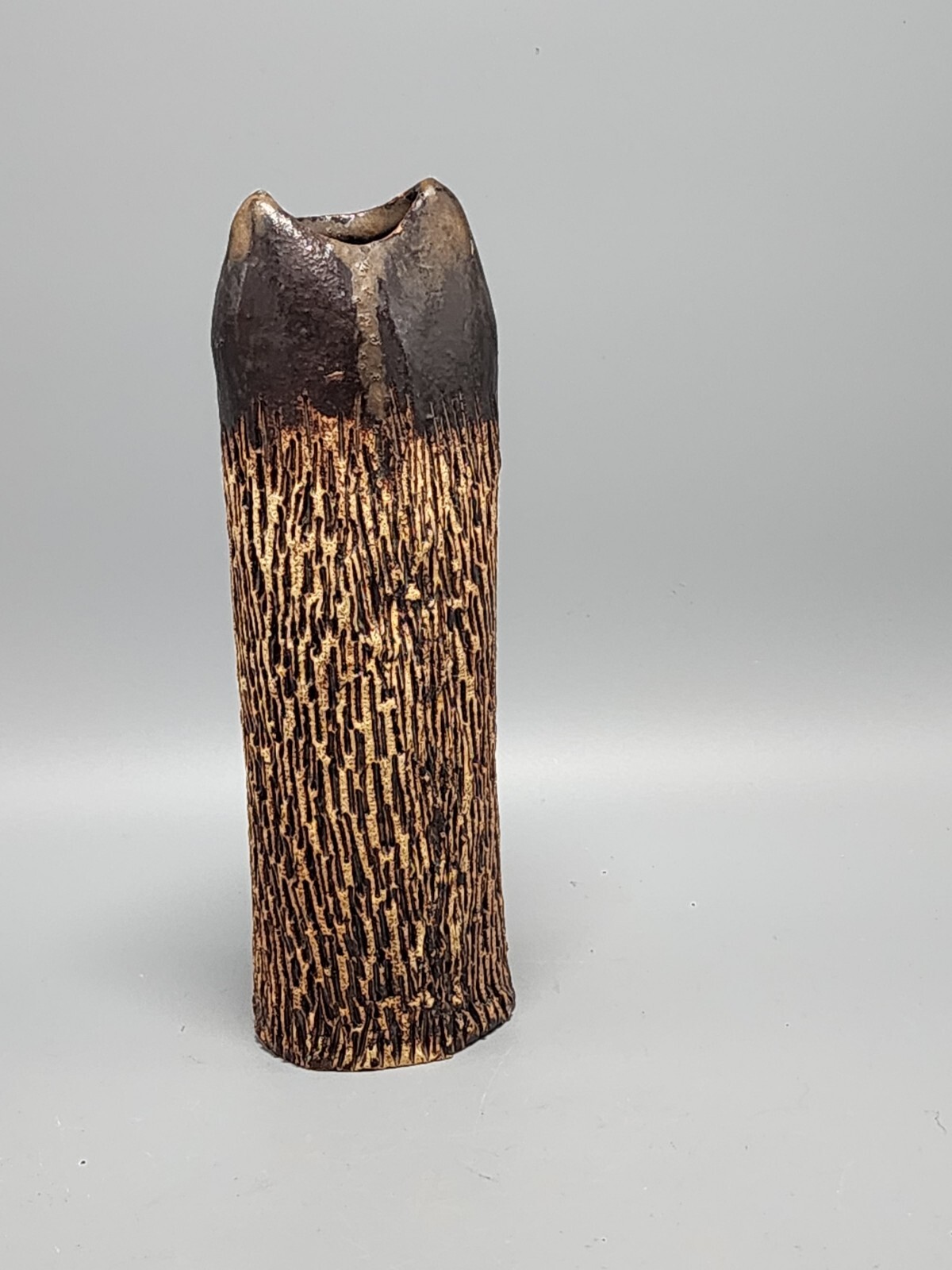 Unique Vintage Studio Art Vase Pottery Signed