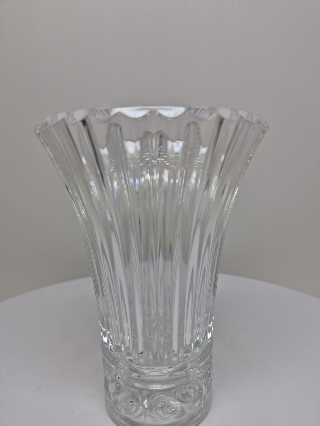 Vintage Cristal D’arques-Durand CARROUSEL 6.5″H Flower Vase Fluted D51