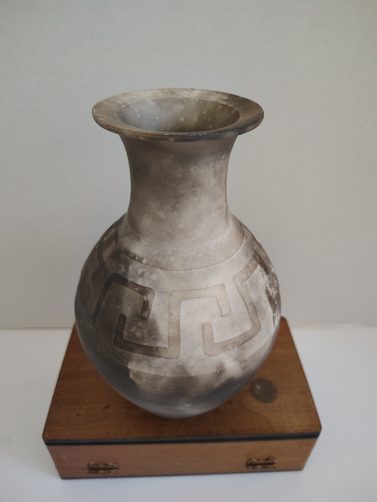 Lyse Fleury Smoke Fired Vase – 7″ Tall – Made in Canada
