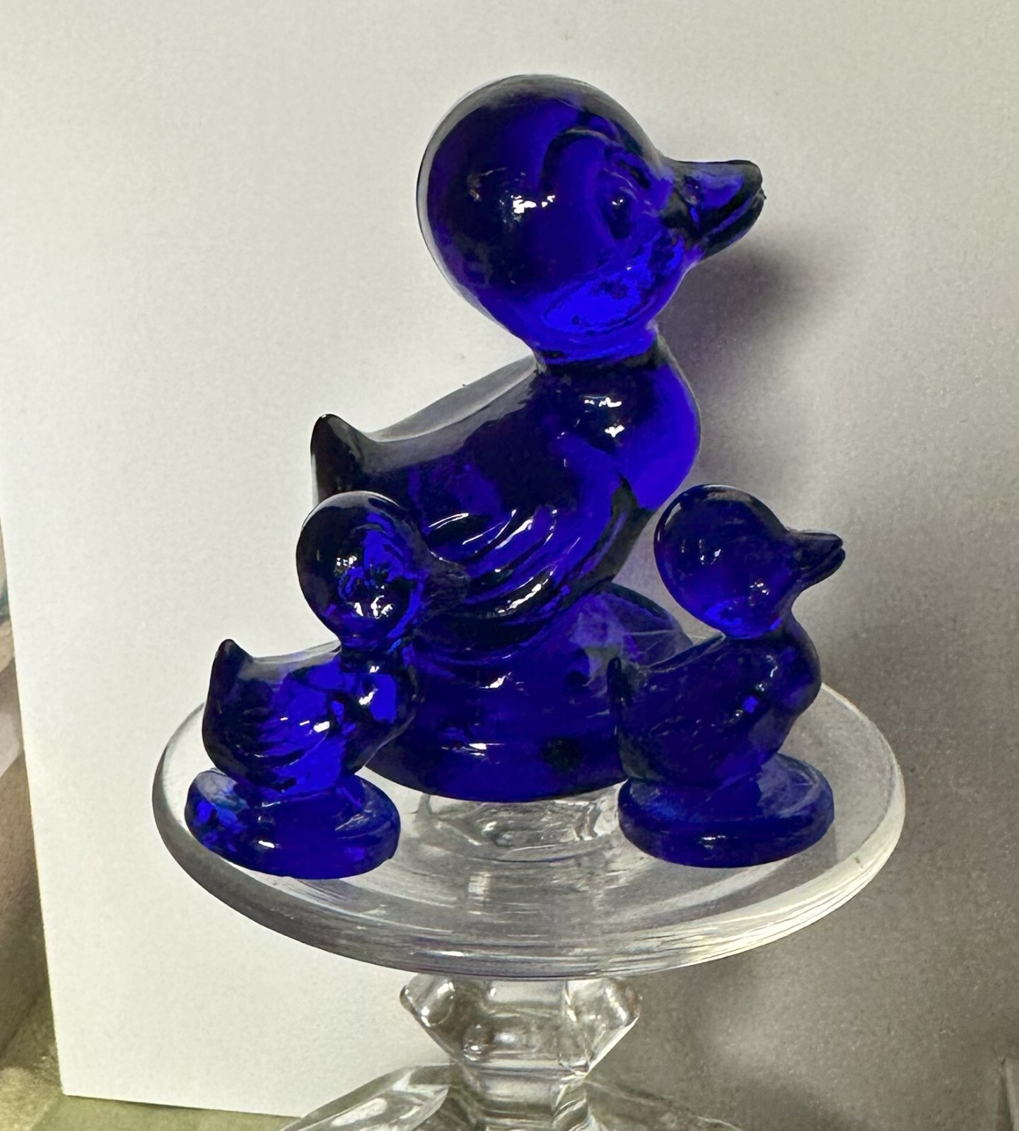 Boyd Debbie Duck and 2 ducklings Cobalt Blue #3