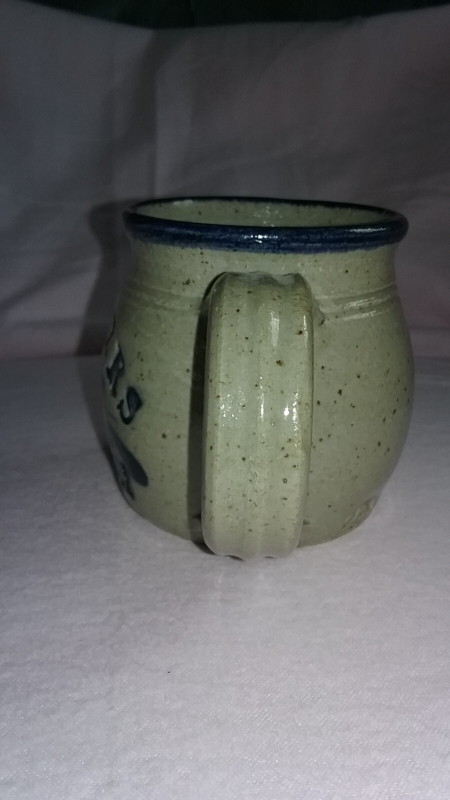 Westerwald Pottery cup signed, dated and stamped (BAKERS EST 1808)