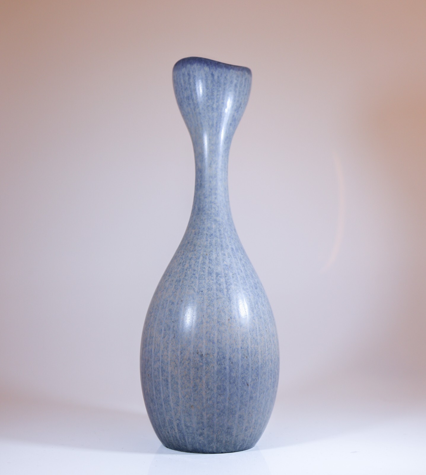Lovely Dove Blue Ceramic Vase Gunnar Nylund – Rörstrand – Mid 20th century