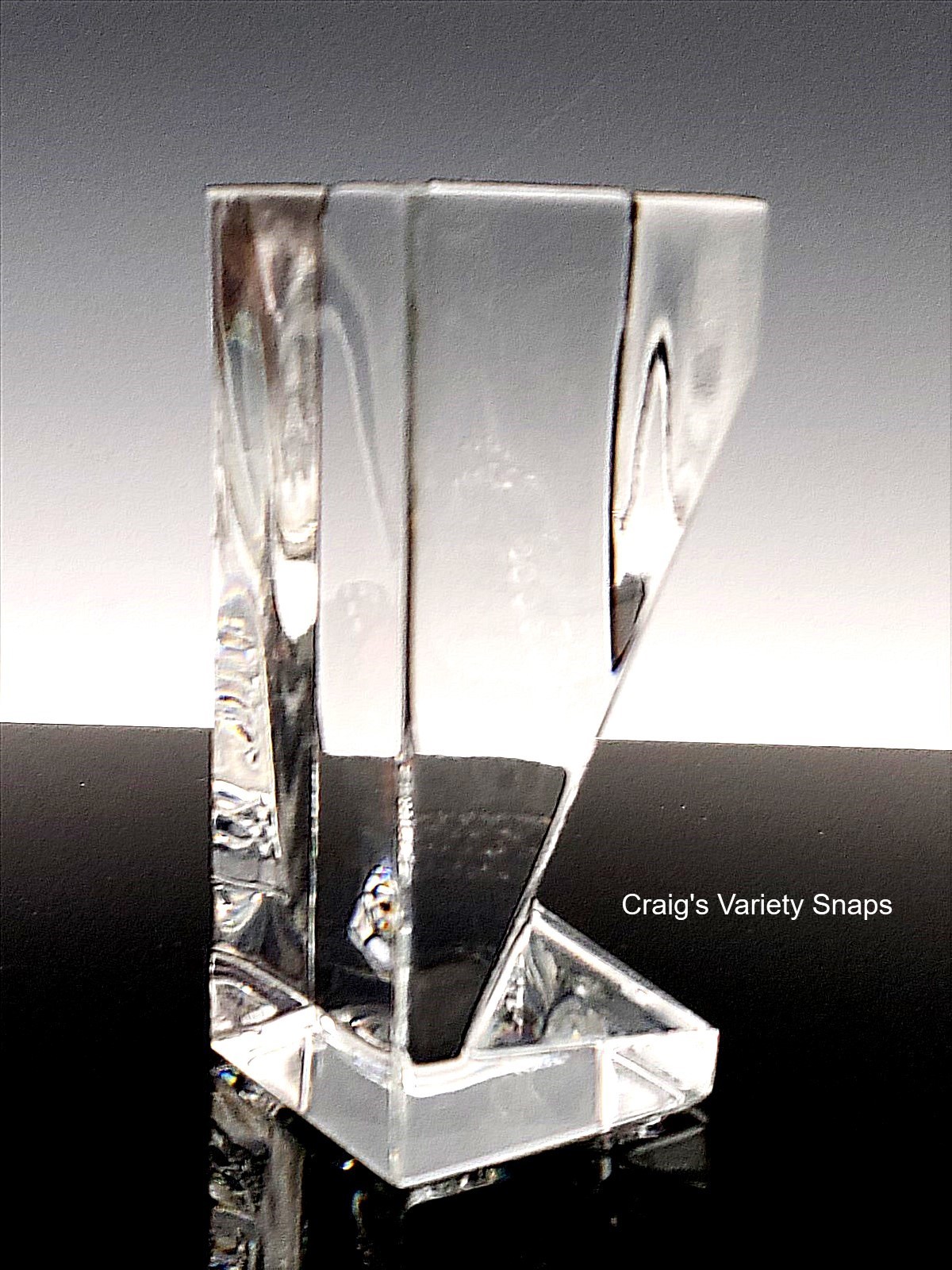 Waterford Crystal New York Times Square 2001 New Years Obelisk Paperweight