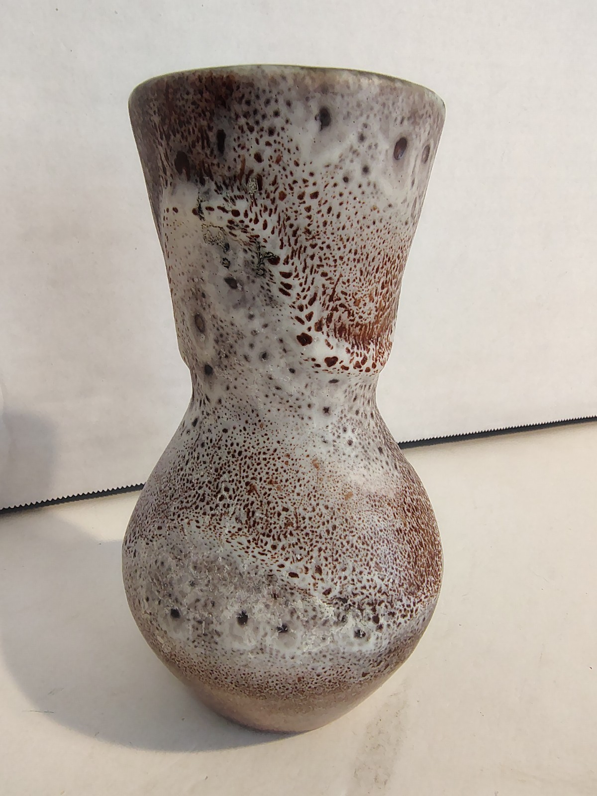 Vintage Fat Lava Pottery 6″ Tall Vase by Jasba Keramik West Germany 1970s