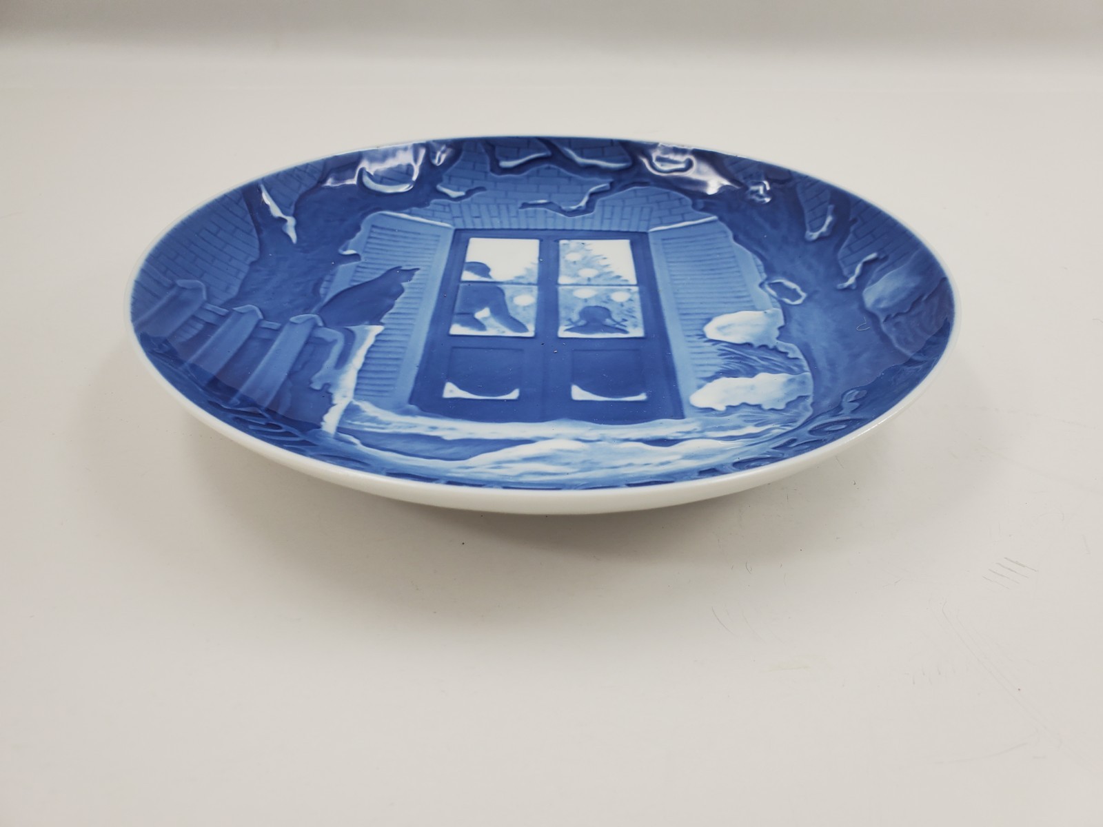 Bing & Grondahl 1959 7″ Blue Christmas Plate Denmark-B&G Danmark Copenhagen