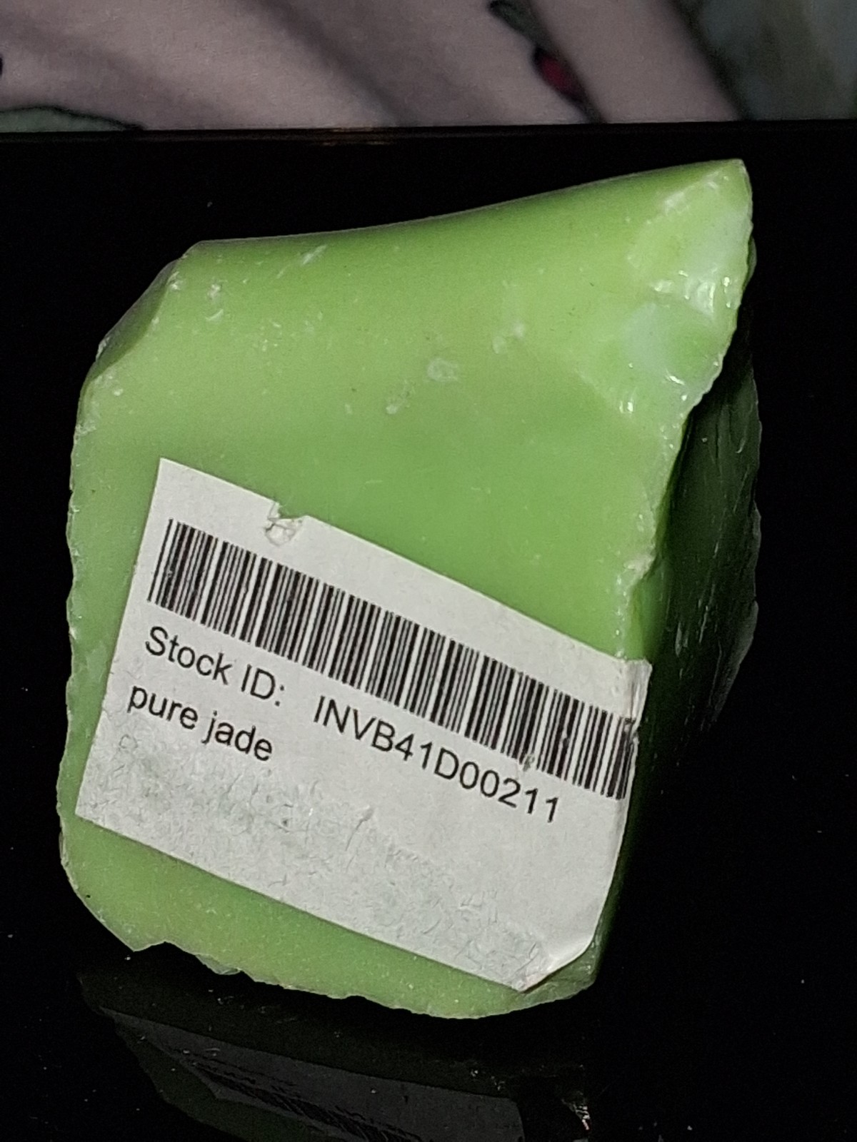 1 Fenton Uranium Slag Glass Cullet 4 oz From Fenton VA 1.5″ Glows JADE