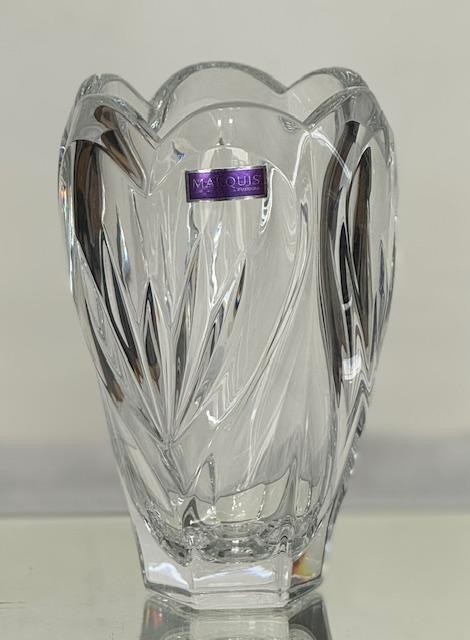 Marquis Waterford Heavy Crystal Tulip Vase Excellent Condition 6.5″ Tall