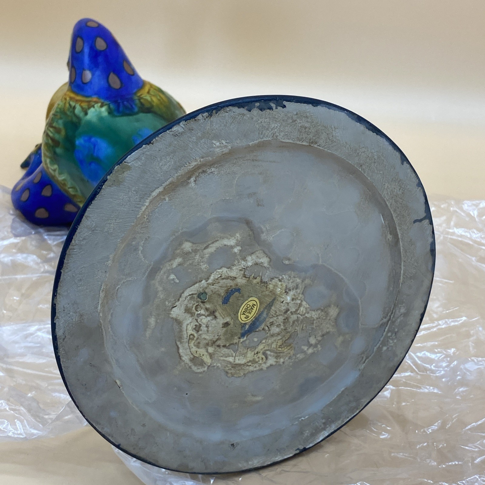 Vintage Art Nouveau Ceramic Pottery Peacock Bird Vase 16” Treasures READ!