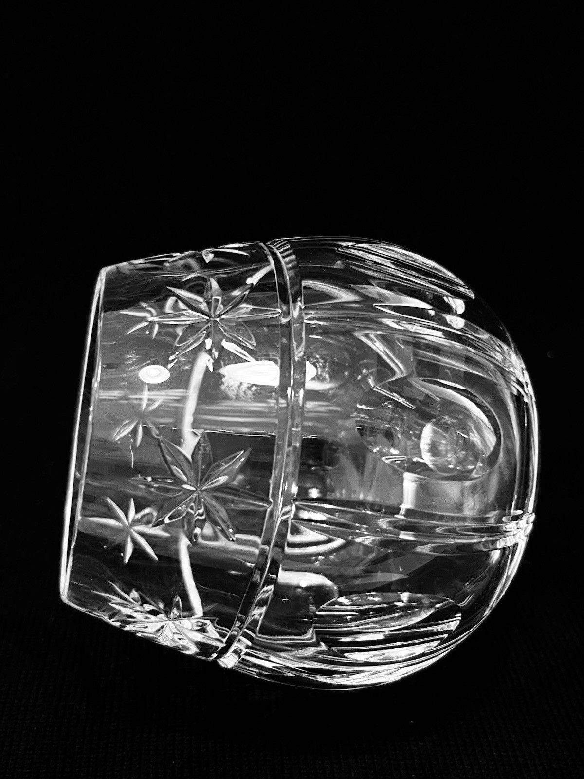 Waterford Starburst Crystal Set : Small Vase & Candle Holder Stamped.