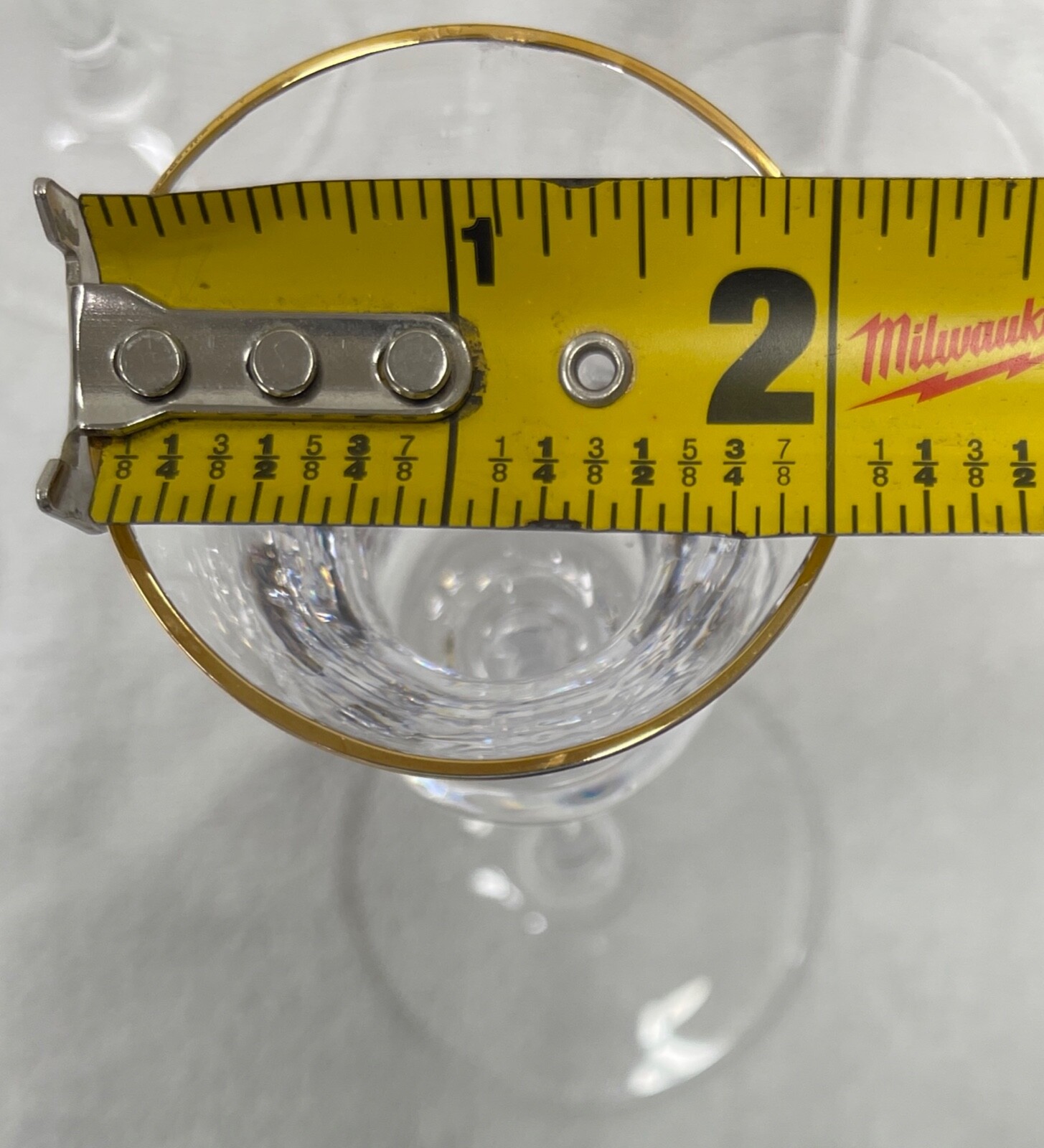 MIKASA SONATA GOLD T7102 CRYSTAL CANDLE HOLDERS 7.25″, 2 Pairs Available, 2/Pair