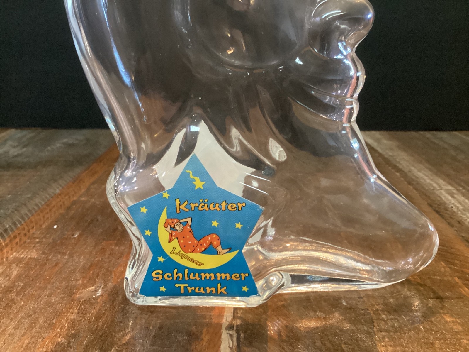 Man In The Moon Depose Kefla Bottle German “Krauter schlummer trunk”