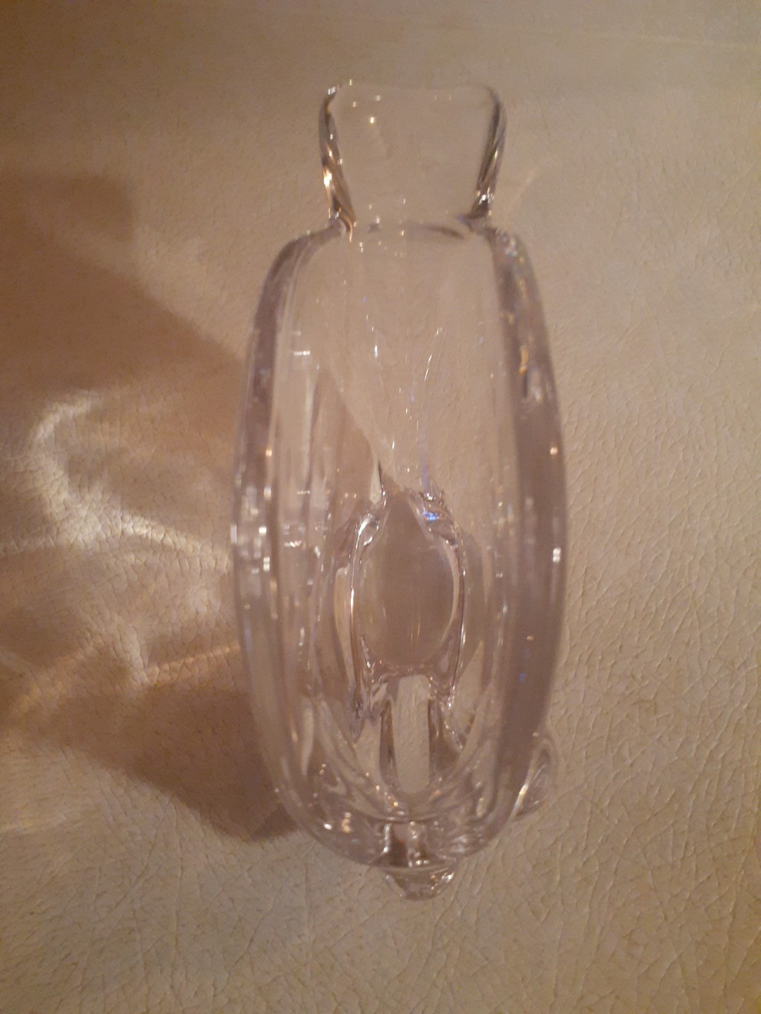 VINTAGE Art Vannes (France) Crystal Fish Cigar Ashtray – 6.5”L x 4”H