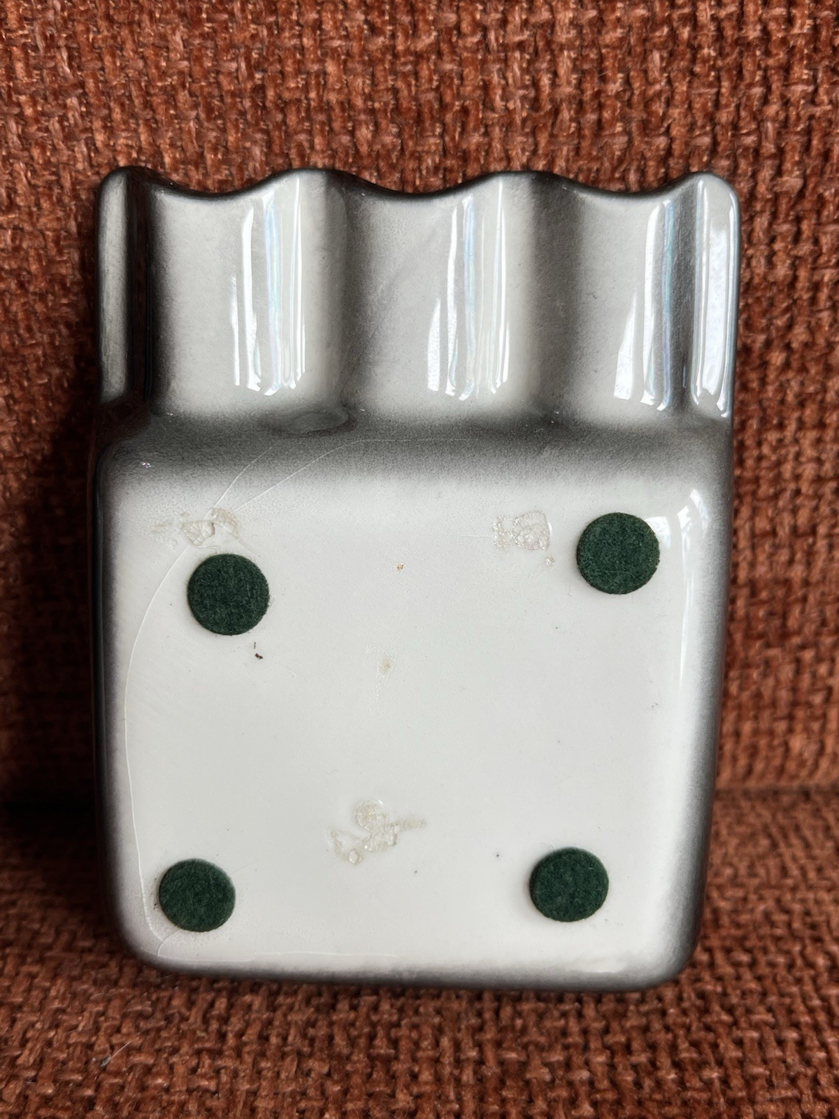 Vintage Pair Mid Century Modern Cigarette Tray Holder by Sascha Brastoff Signed