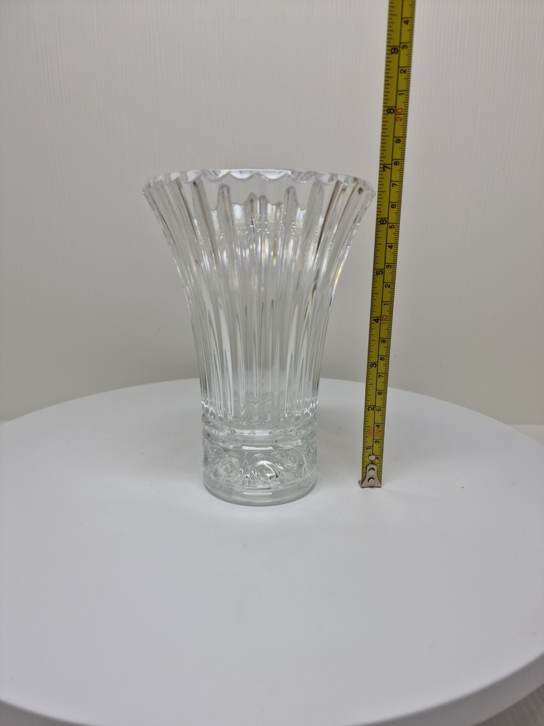 Vintage Cristal D’arques-Durand CARROUSEL 6.5″H Flower Vase Fluted D51