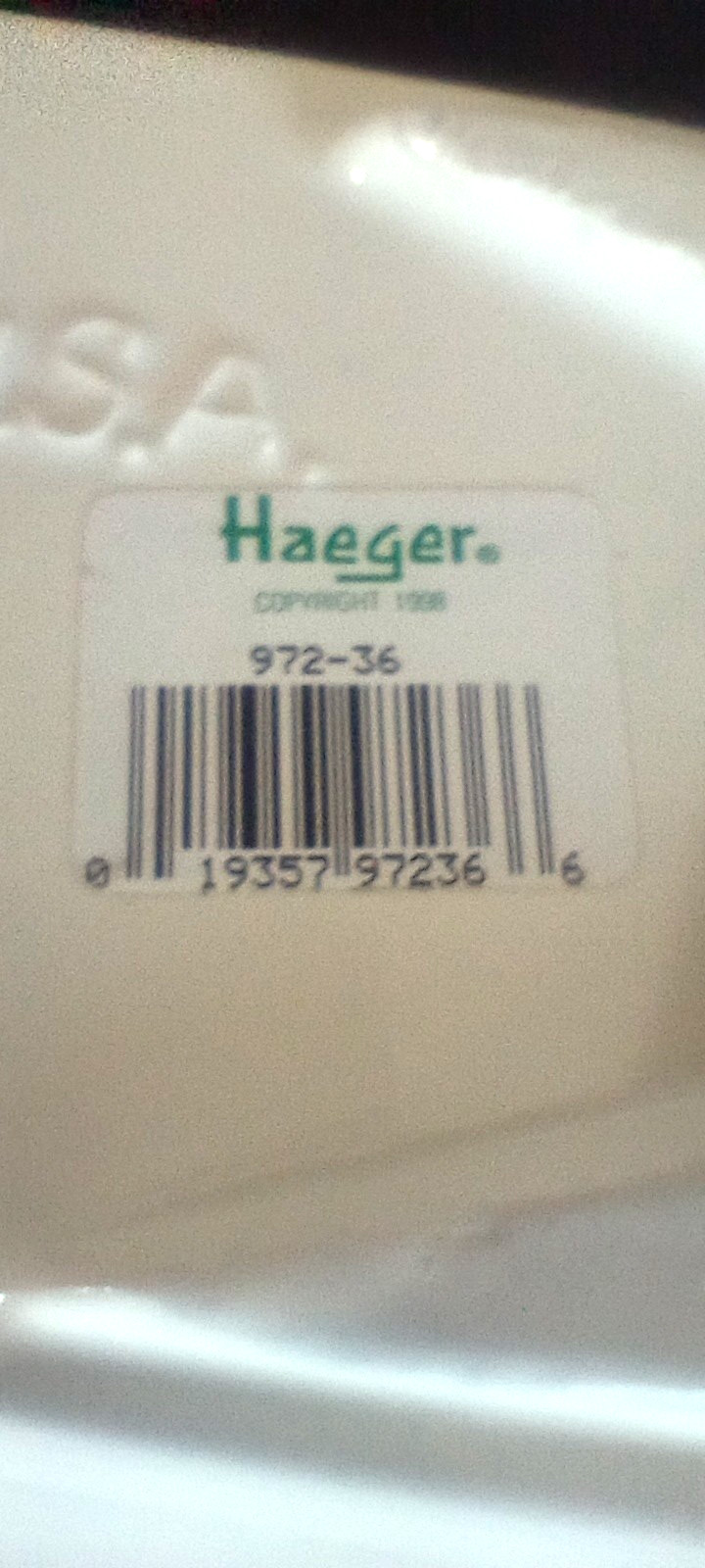 HAEGER POTTERY LARGE 12.25″ X 6.75″ CENTERPIECE VASE BOWL WHITE w/ Orig. Sticker