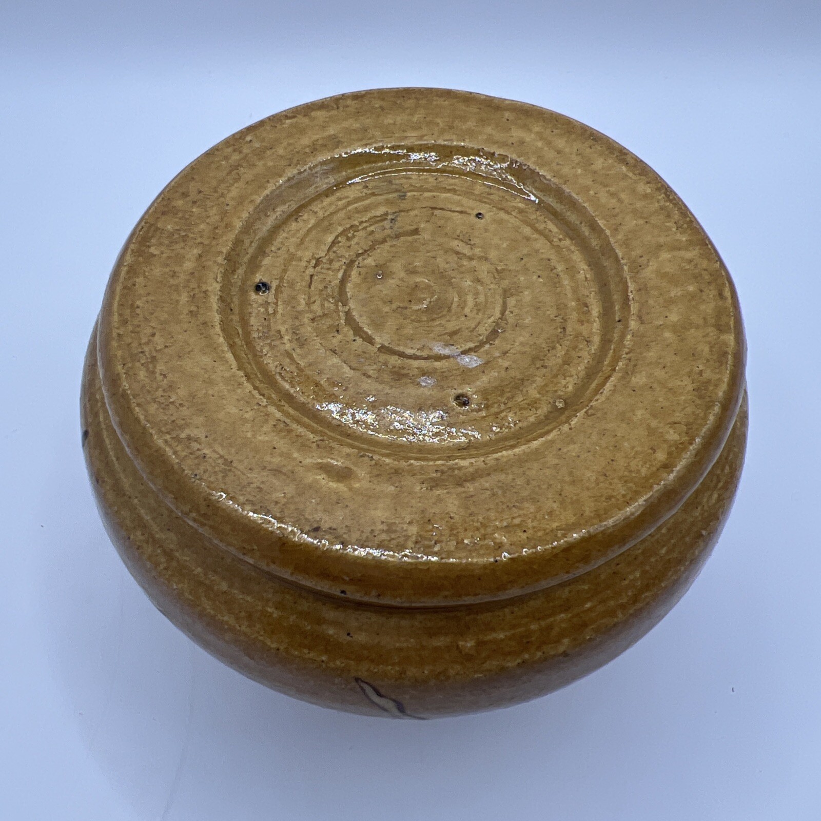 Art Pottery Vase With Dancing Figures 3 1/2”
