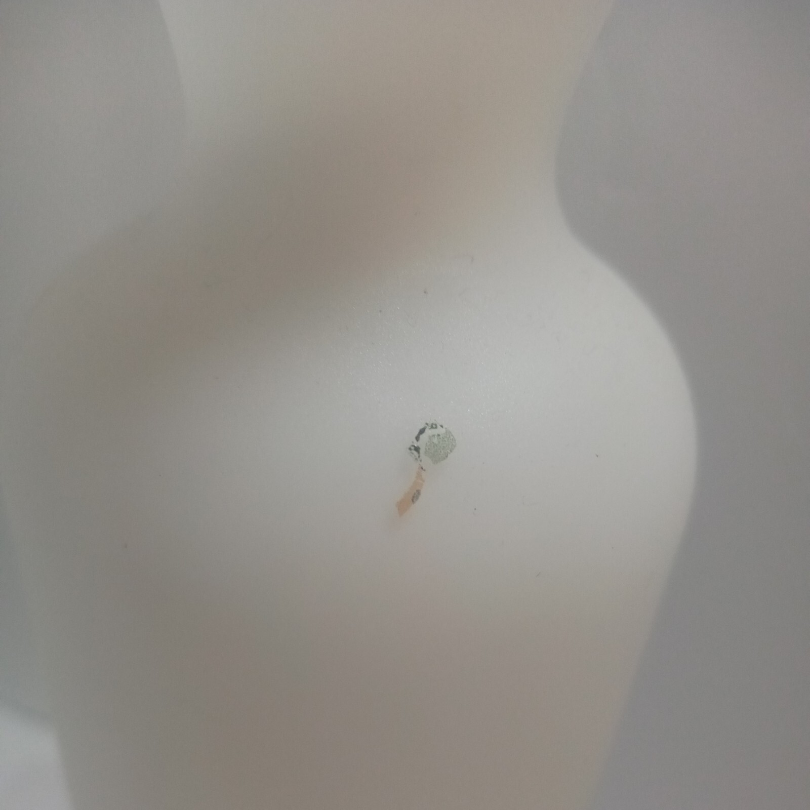 Vintage Norleans Satin Ware White Floral Vase Pedestal Base 10 Inches READ