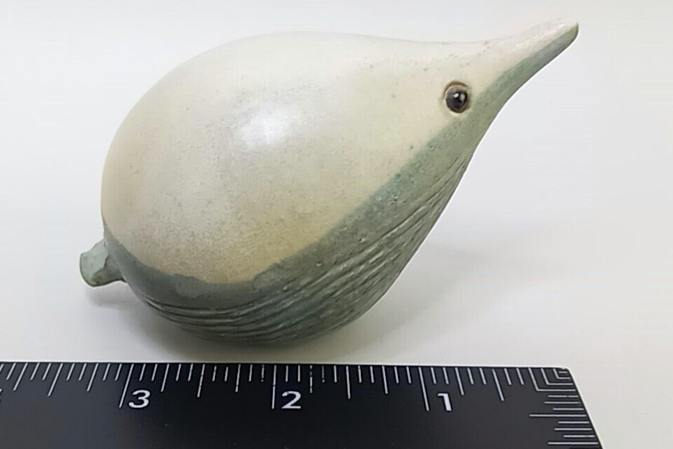 Unique Studio Art Pottery Hedgehog Ceramic Signed Figurine Adorable & Perfect!!!