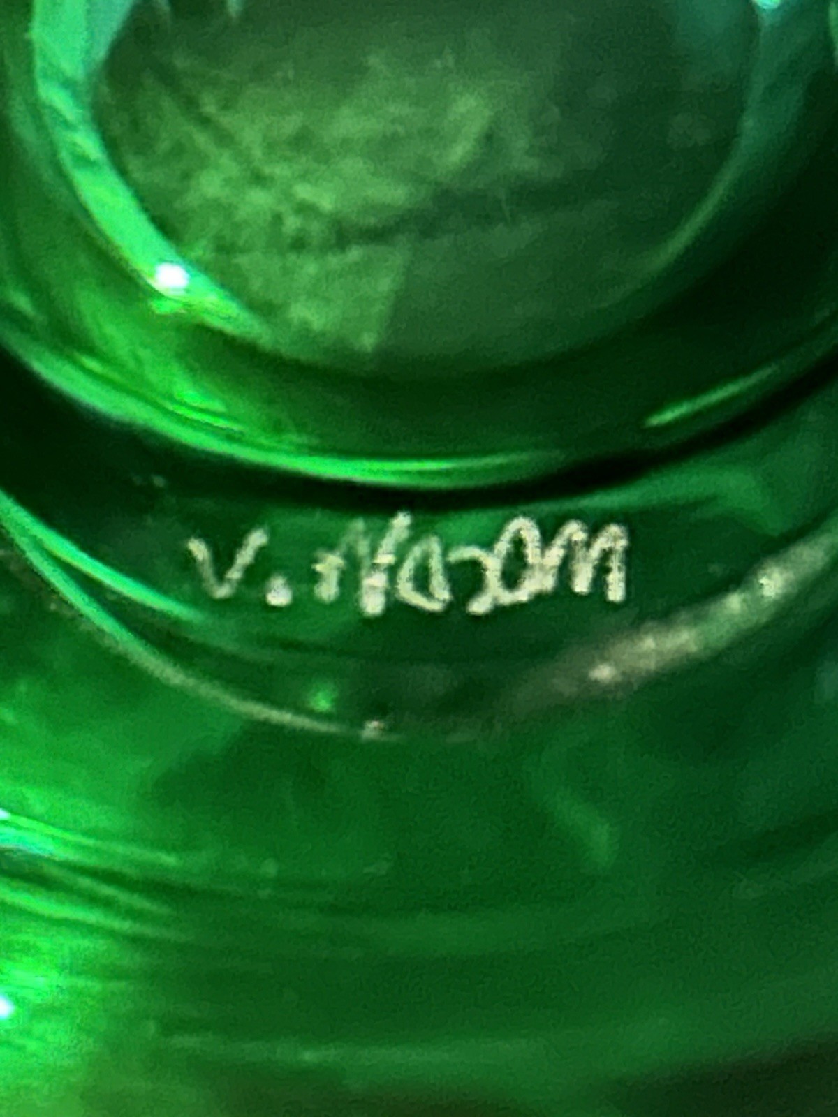 V. Nason & C. Murano Glass Ashtray With Murano Clock Insert