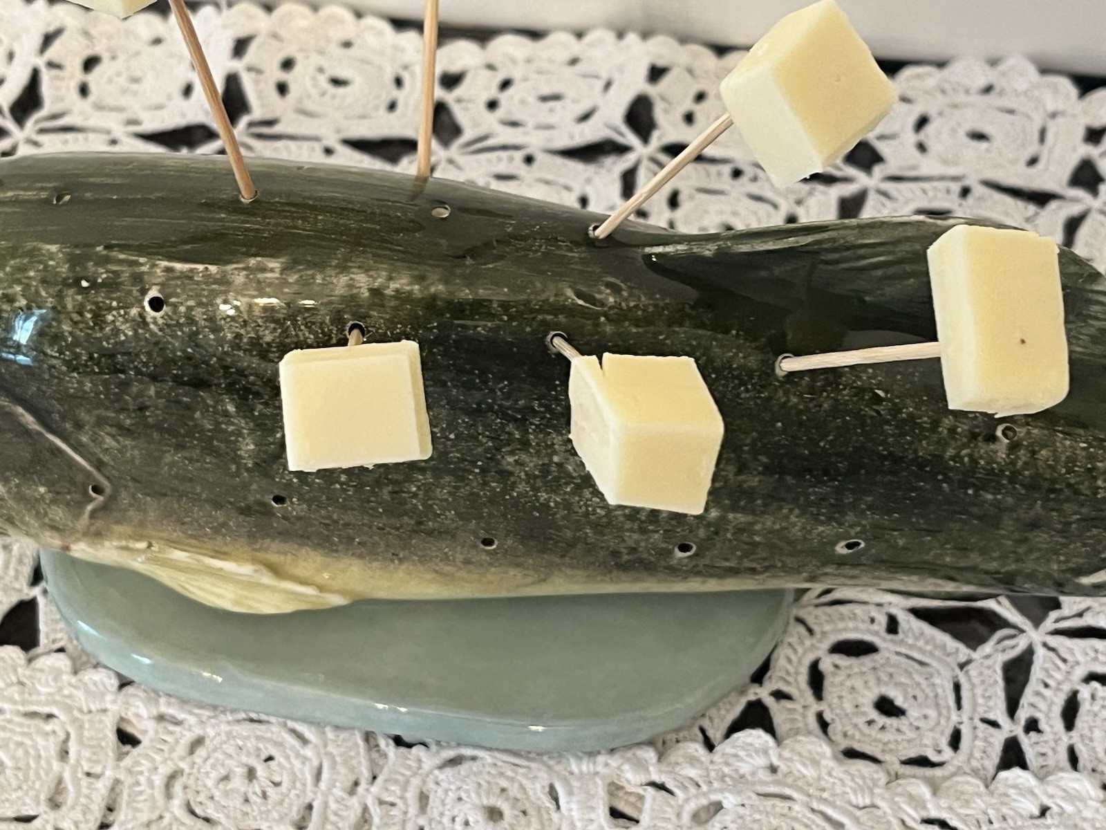 Singing River Original Fish Hors d’Oeuvres Server Josie Gautier Southern Pottery