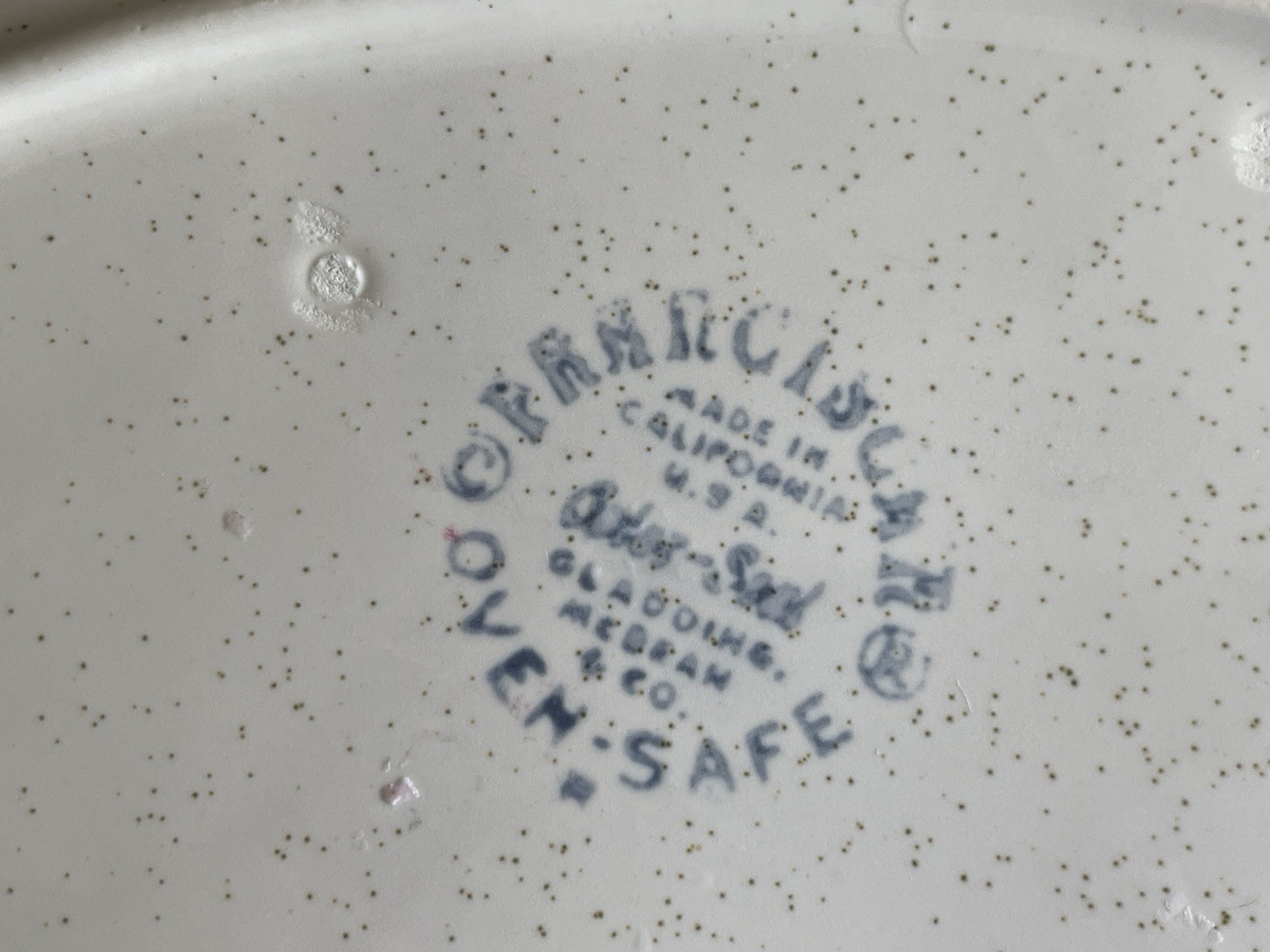 Vintage Franciscan Atomic Starburst Ashtray MCM Excellent!