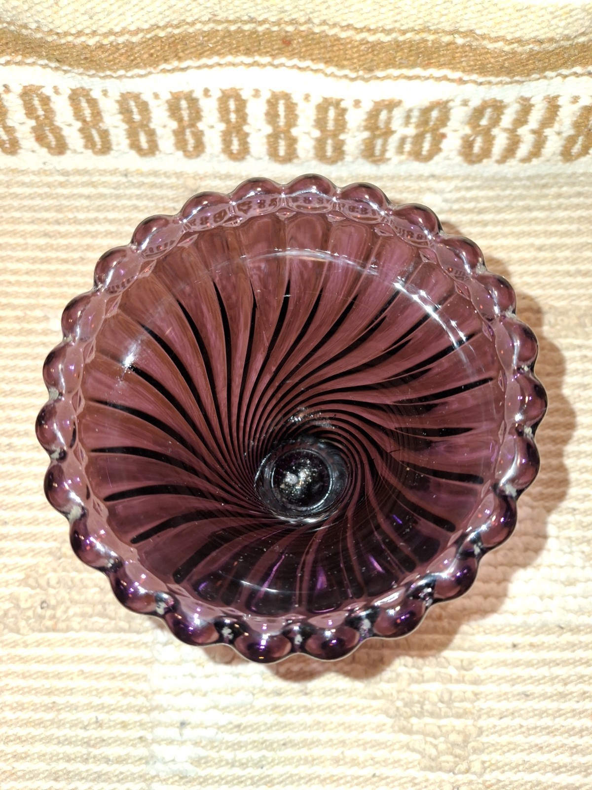 Westmoreland Amethyst And Ball Vase