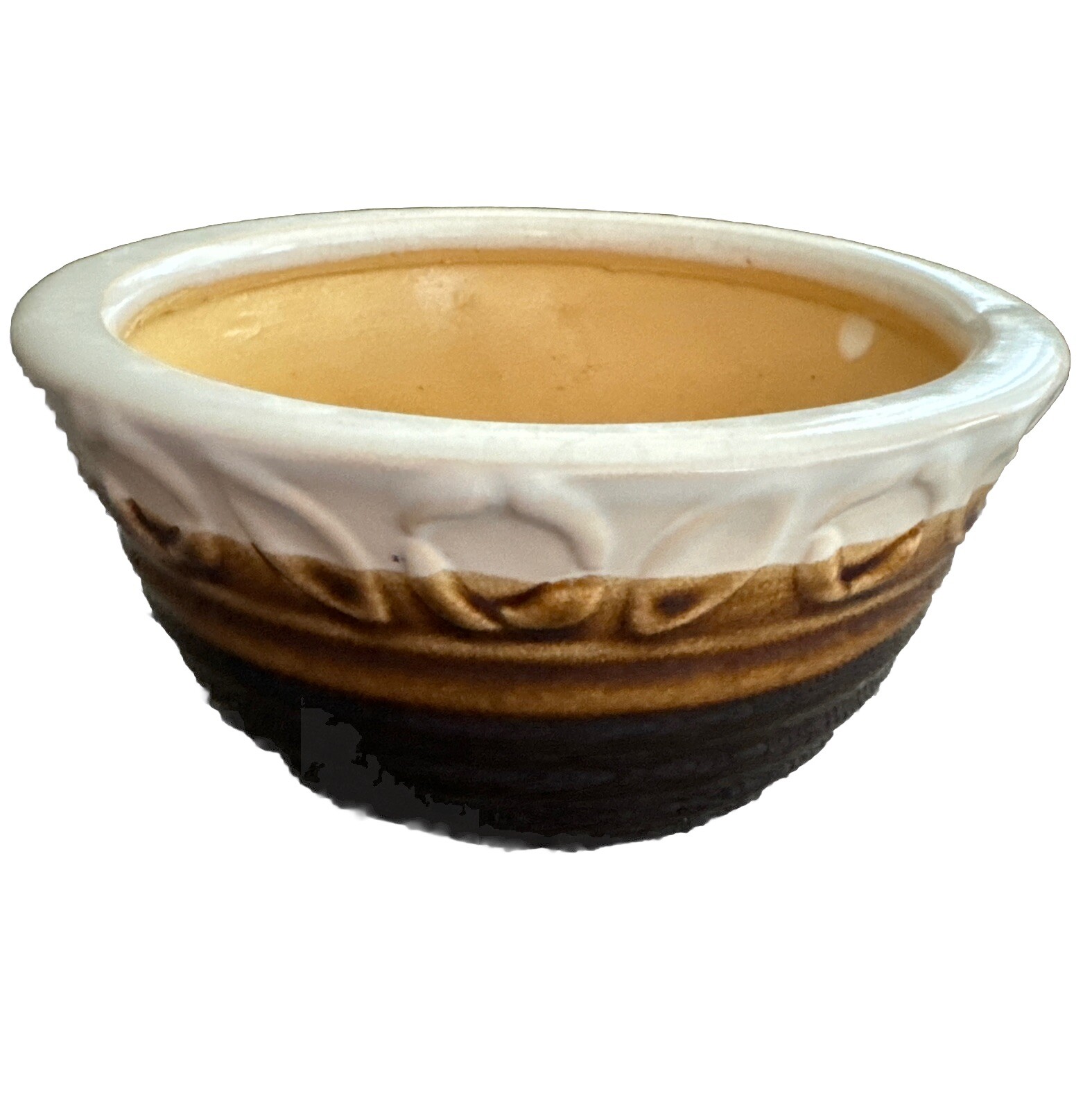 Stoneware Planter Glazed Morocco Color Mark Mixing Bowl Table Decor Rare Unique