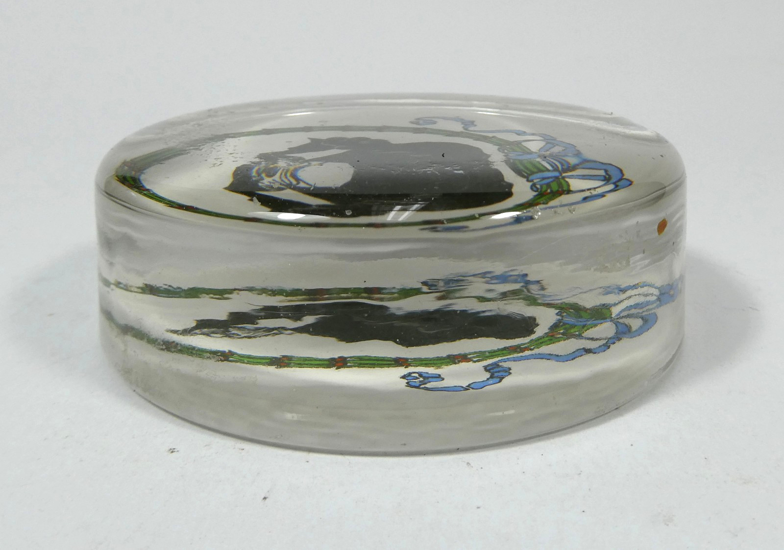 Antique Glass Letter Holder, Clear, Hand-Made, Victorian Era (1900-1919)
