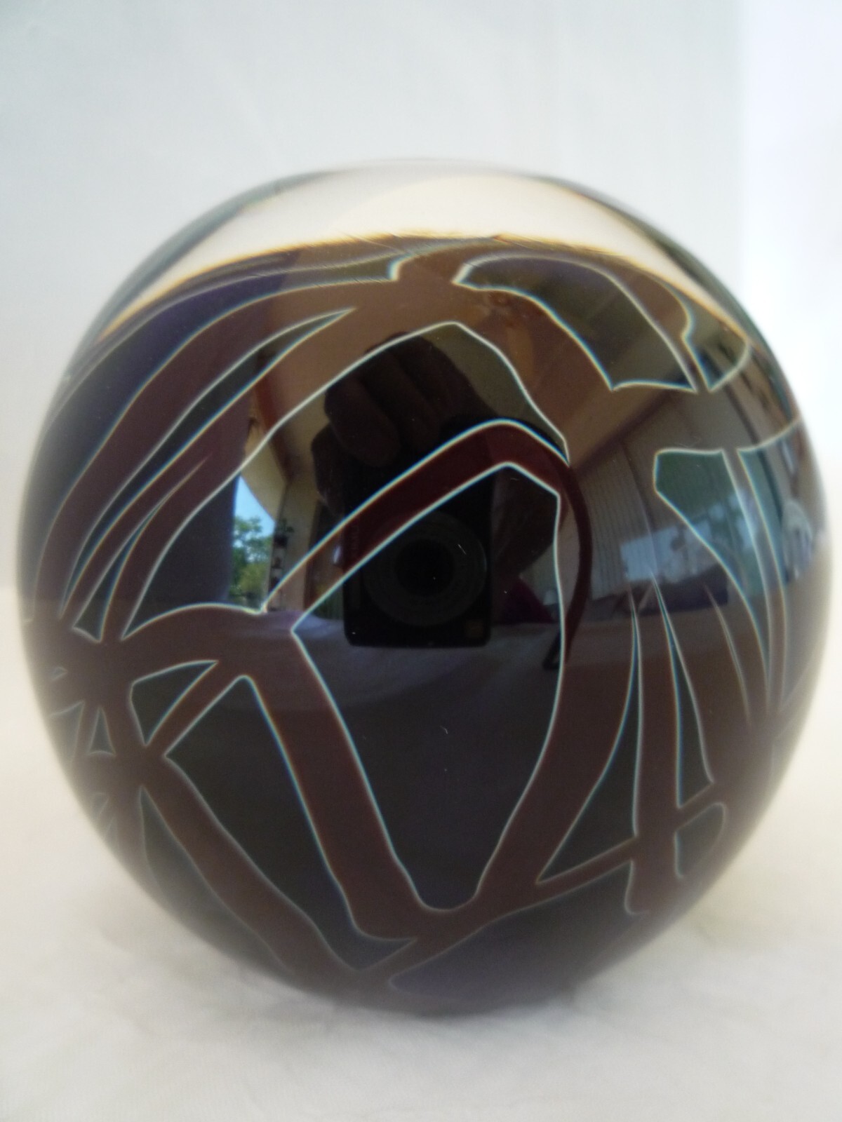ZELLIQUE STUDIO GLASS CALIFORNIA 1995 PAPERWEIGHT J MOREL COLLAB? RARE DESIGN!