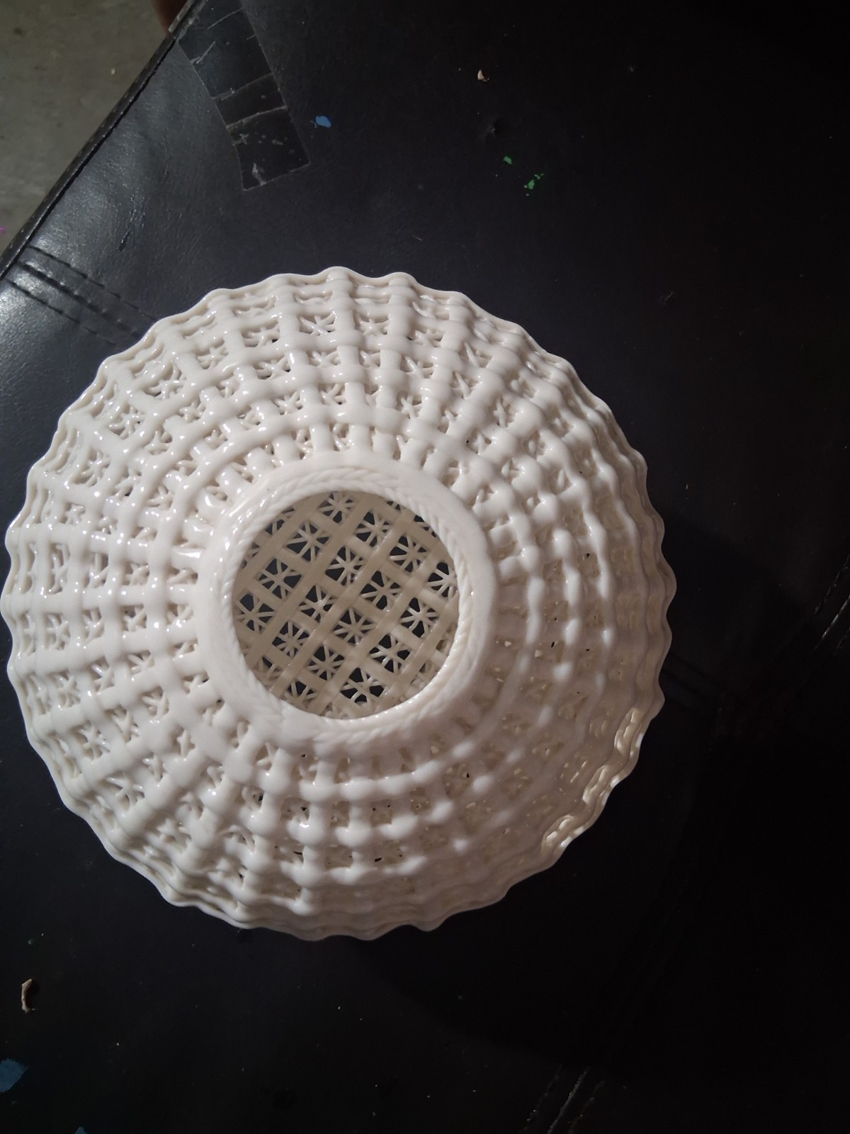 Mid-20th Century Italian Woven Porcelain Sculpture