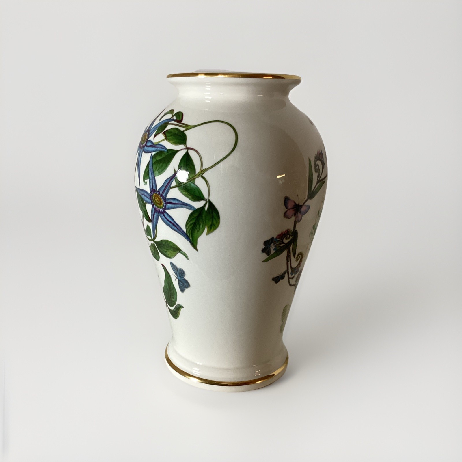 Portmeirion Botanic Garden Clematis Vase 25th Anniversary edition 1997 EUC