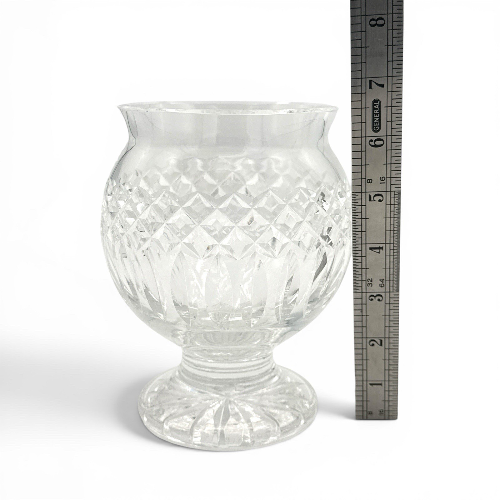 Waterford Crystal 6.5in Footed Flower Vase