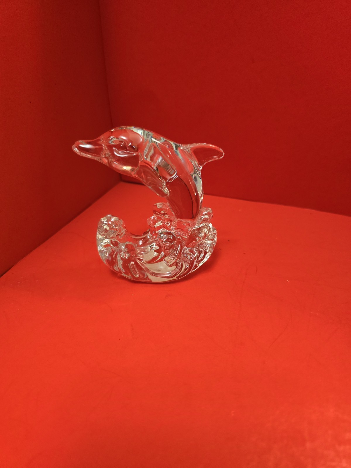 Vintage Crystal Dolphin Princess House Treasures Germany 24% Lead Crystal