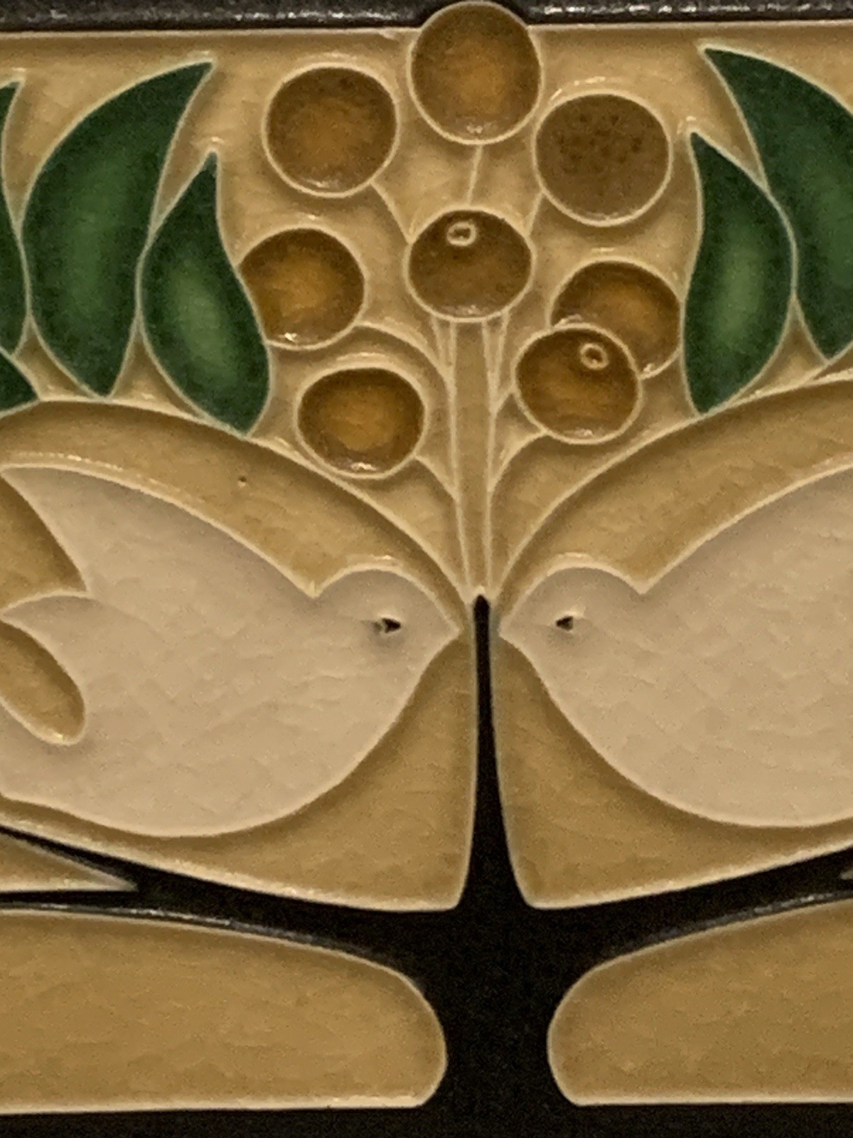 Motawi Tileworks Lovebirds Ceramic Art Tile