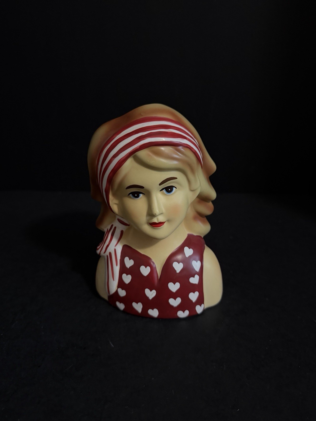 Vintage Lady Head Vase Supon