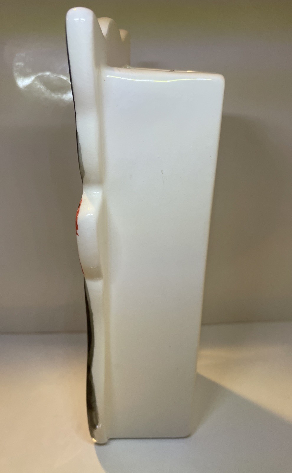 Vintage Black And White Cat Wearing Red Scarf Wall Hanging Vase Takahashi Cutie