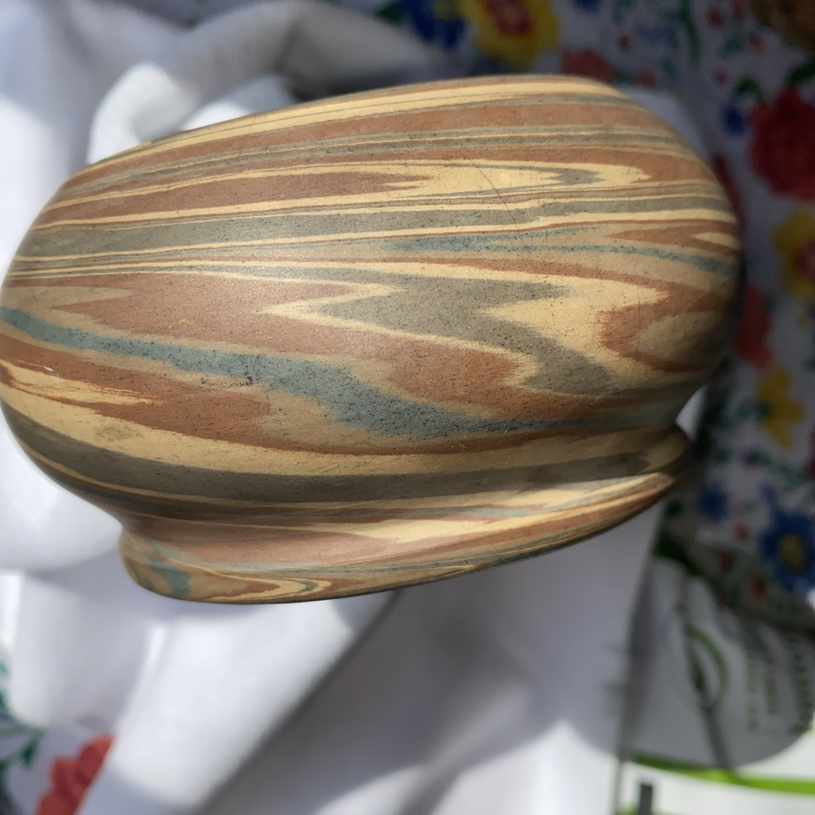 niloak pottery mission swirl cabinet pottery W/O sticker