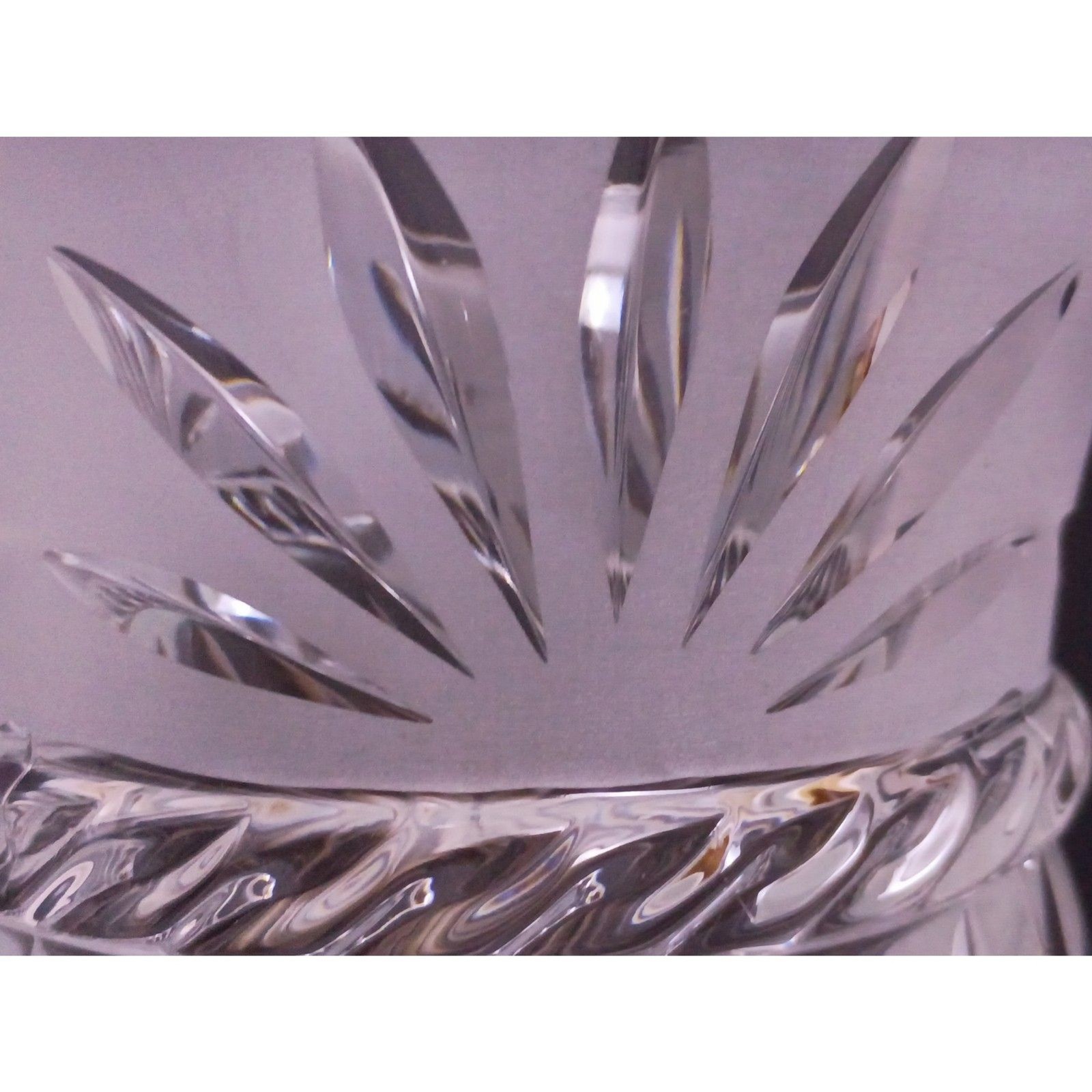 Vintage Cristal D’ Arques “Carthage” Clear/Frosted 24% Lead Crystal Vase