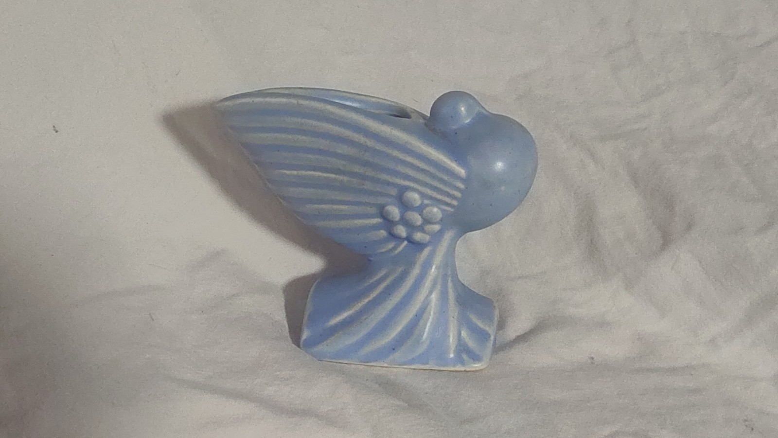Vintage Original Nelson McCoy Dove/Pigeon Bird Flower Holder/Vase/Planter HTF!