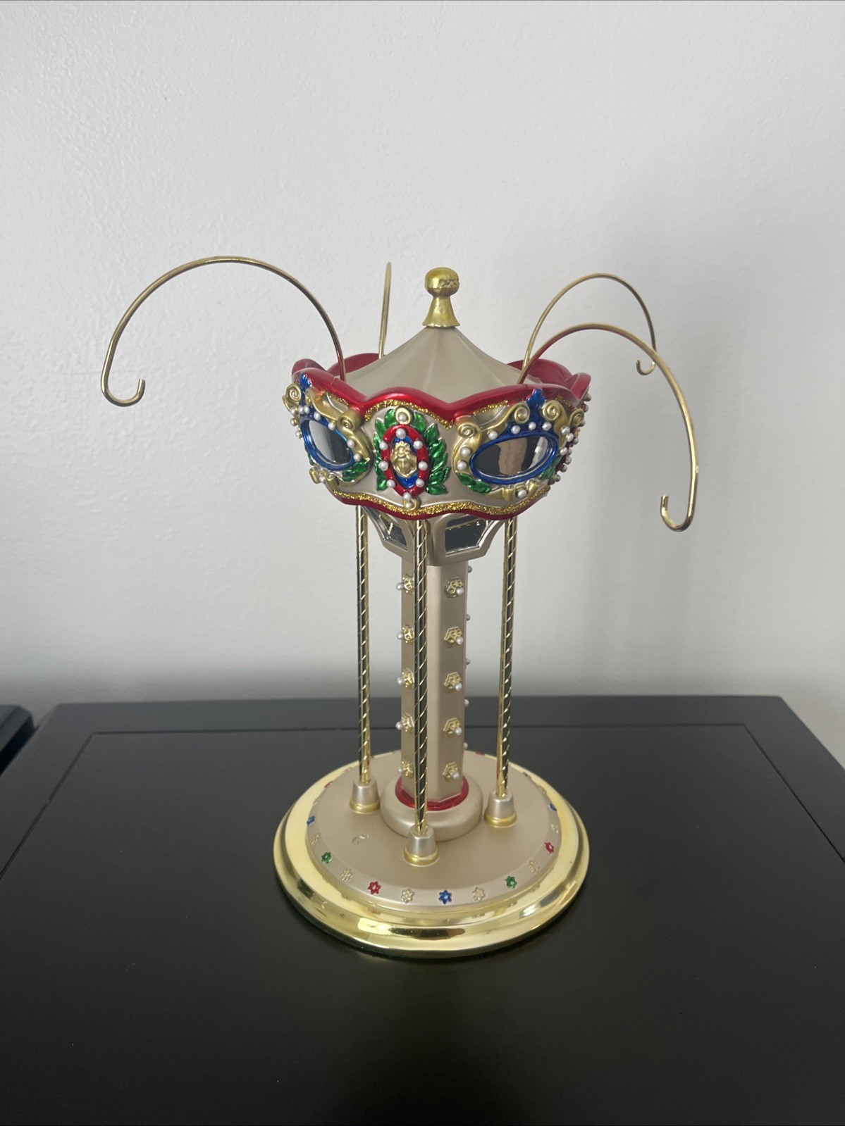 RARE Waterford Holiday Heirlooms Carousel Ornament Stand #121627 Display Holder