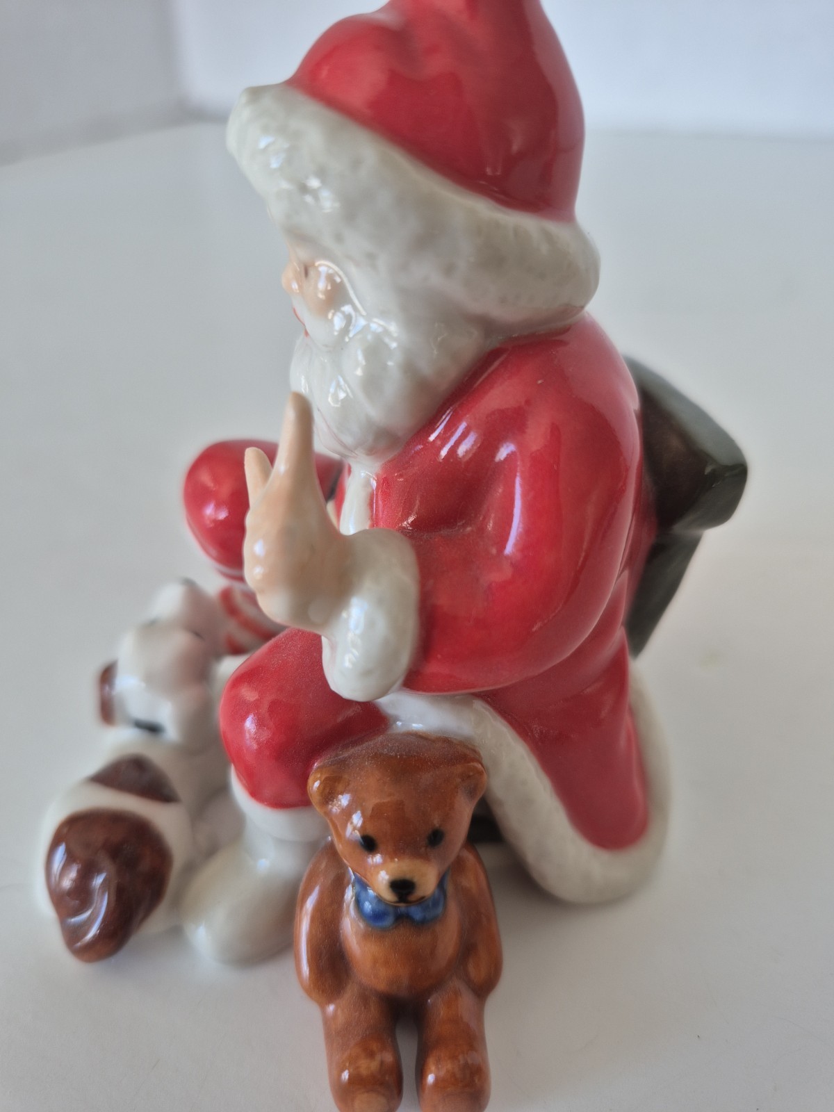 Royal Copenhagen Porcelain Christmas Annual Santa Puppy Figurine 2012 LE