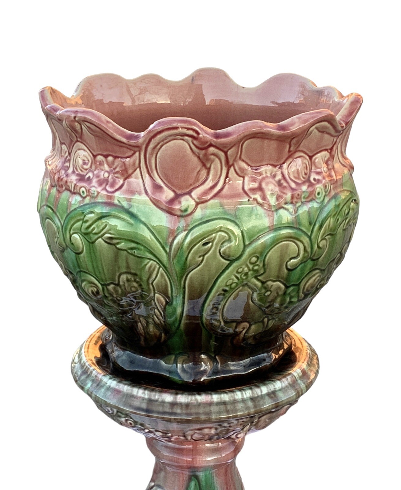 Weller Jardiniere and Pedestal